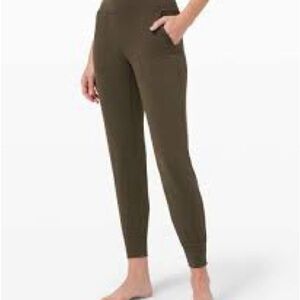 Lululemon Athletica Dark Olive Joggers